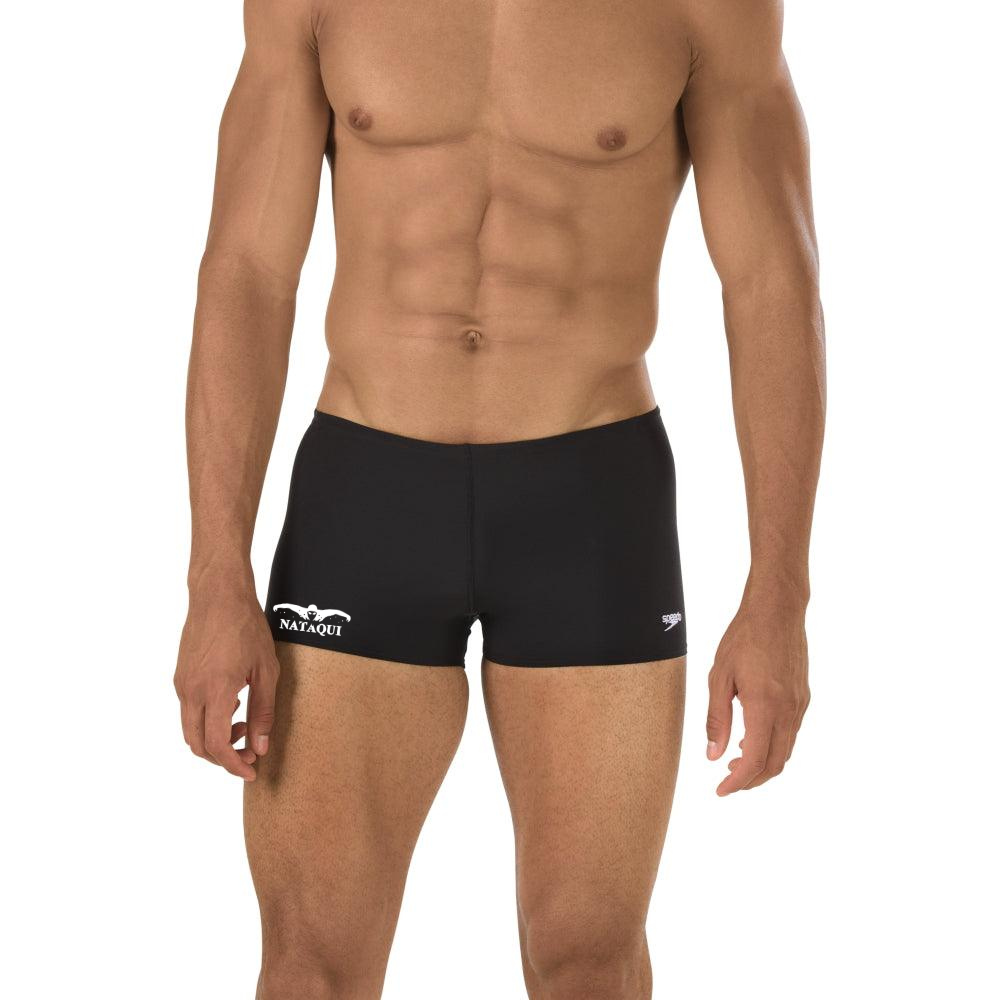 NATAQUI - Speedo Squared Endurance+ - Maillot de bain pour hommes - Noir