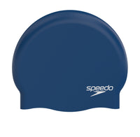 Casque de bain en silicone moulé Speedo Plain Moulded 3D pour l'entraînement de natation adulte.