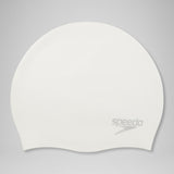 Casque de bain en silicone moulé Speedo Plain Moulded 3D pour l'entraînement de natation adulte.