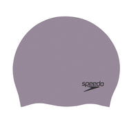 Casque de bain en silicone moulé Speedo Plain Moulded 3D pour l'entraînement de natation adulte.