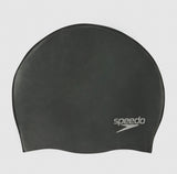 Casque de bain en silicone moulé Speedo Plain Moulded 3D pour l'entraînement de natation adulte.