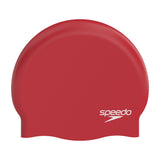 Casque de bain en silicone moulé Speedo Plain Moulded 3D pour l'entraînement de natation adulte.