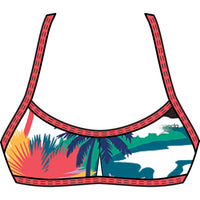 Speedo TIEBACK KeyHole Top Endurance - Haut de maillot pour femmes - SUMMER SCENIC+V