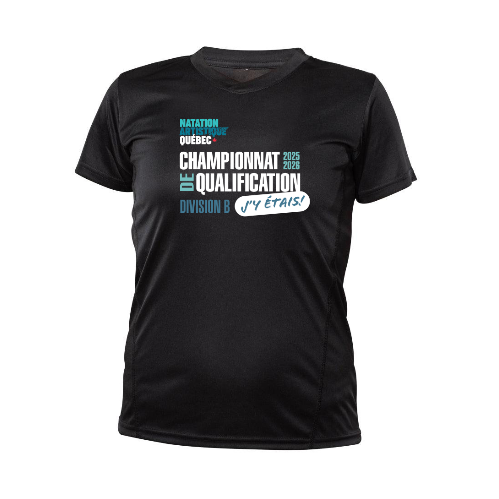 Short-sleeved technical sweater - Women - Black