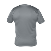 Short-sleeved technical sweater - Men - Dark gray