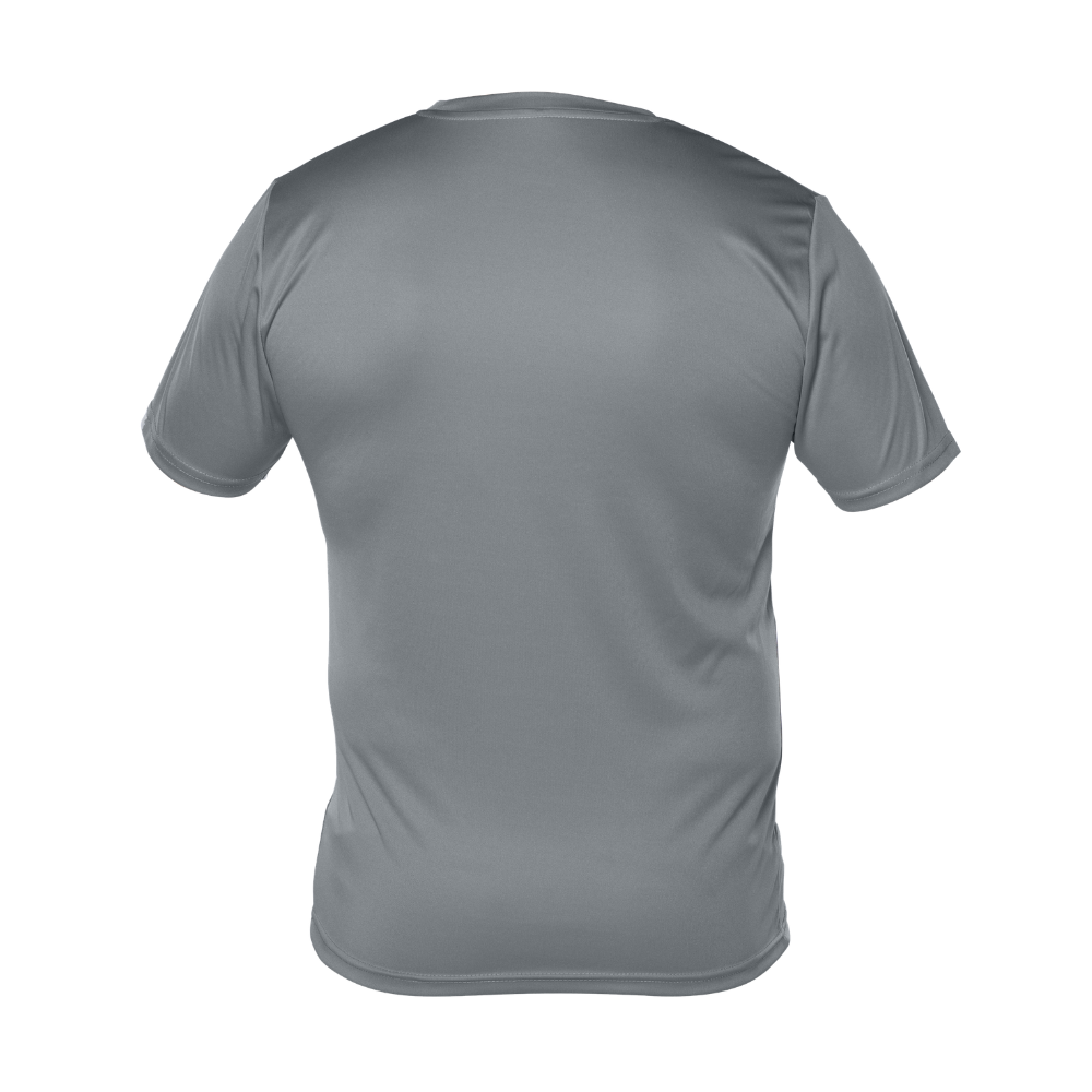 Short-sleeved technical sweater - Men - Dark gray