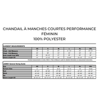 Chandail à manches courtes performance - Féminin - Orange