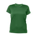 Short-sleeved technical sweater - Feminine - Sport green