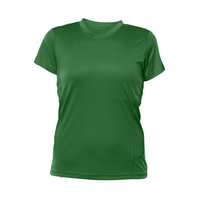 Short-sleeved technical sweater - Feminine - Sport green