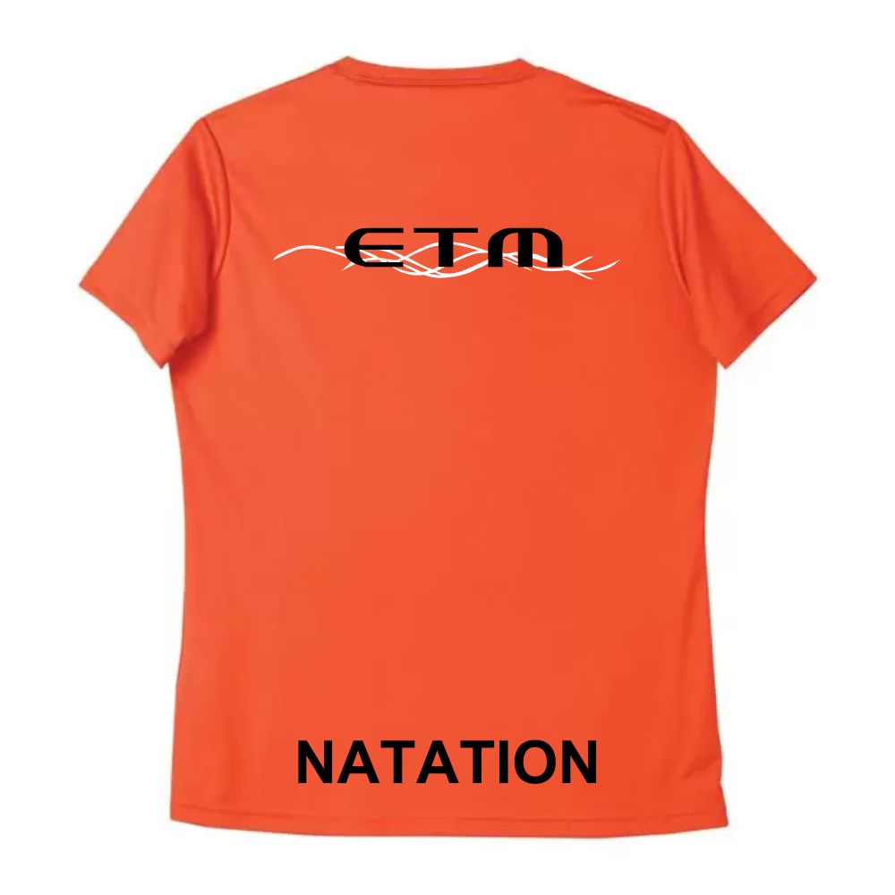 ETM - Chandail à manches courtes performance - Féminin - Orange