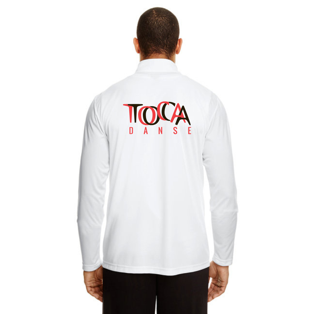 Toca Danse - Haut performance à quart de zip - Homme - Blanc