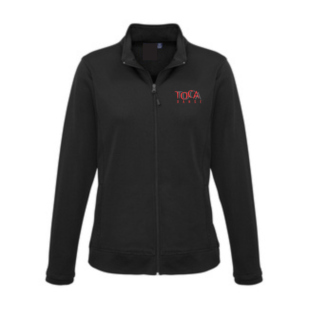 Toca Danse - Veste sportive avec fermeture éclair - Coupe féminine - Noir