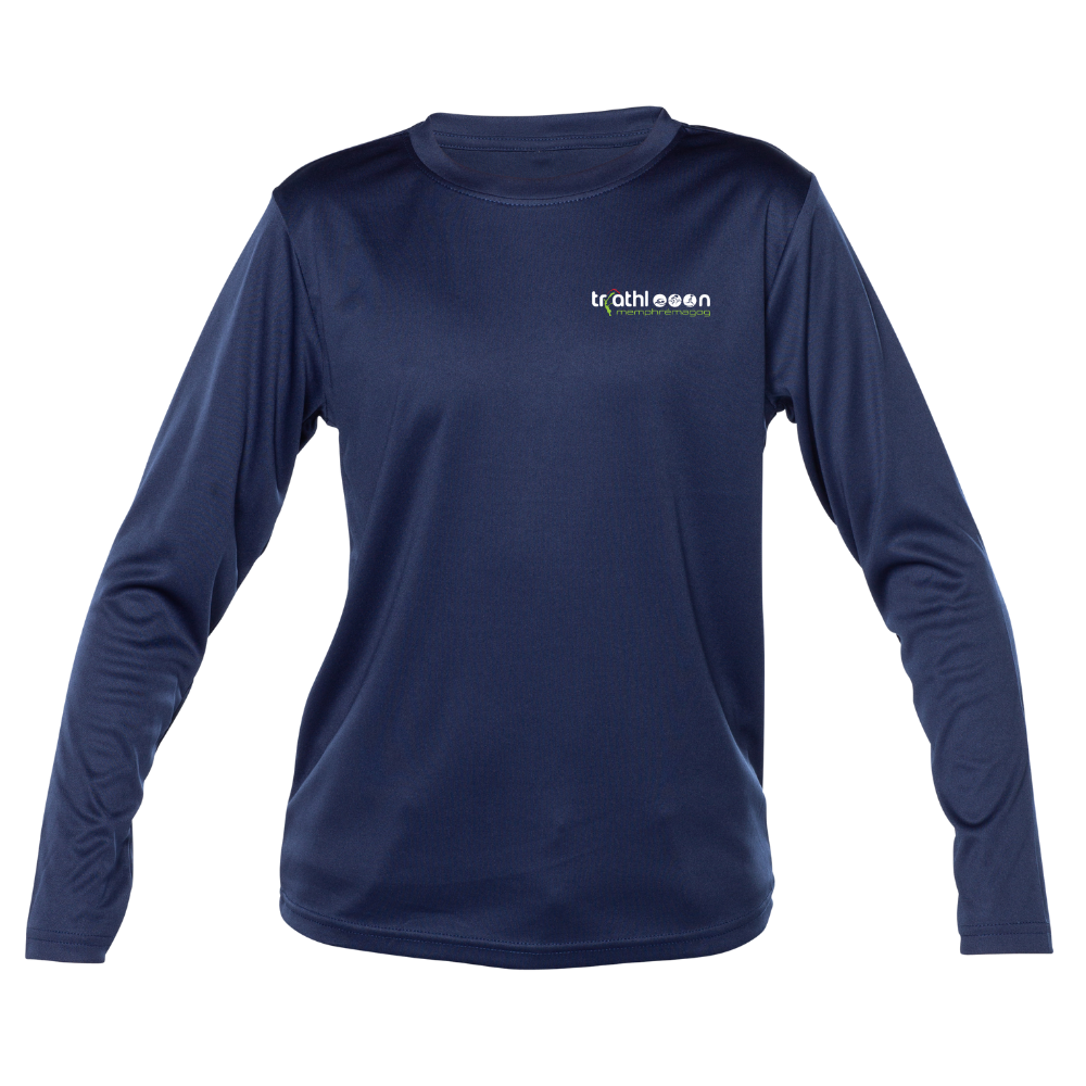 Triathlon Memphrémagog - Technical sweater, long sleeves - Juvenile - Navy