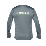 Triathlon Memphrémagog - Chandail technique, à manches longues - Masculin - Gris foncé