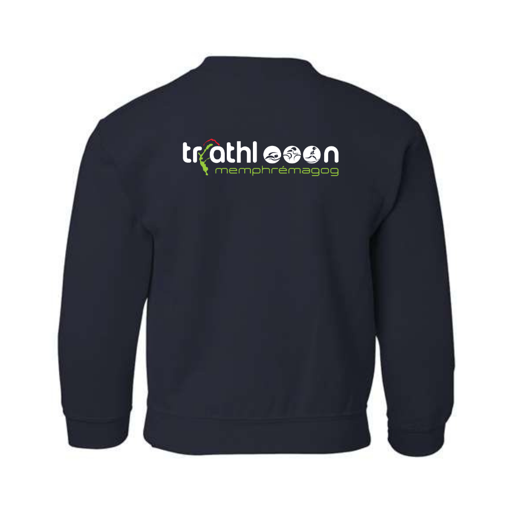 Triathlon Memphrémagog - Fleece sweater (cotton hoodie) - Juvenile - Navy