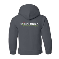 Triathlon Memphrémagog - Fleece hooded sweater (Kangaroo/Hoodie) - Juvenile - Charcoal