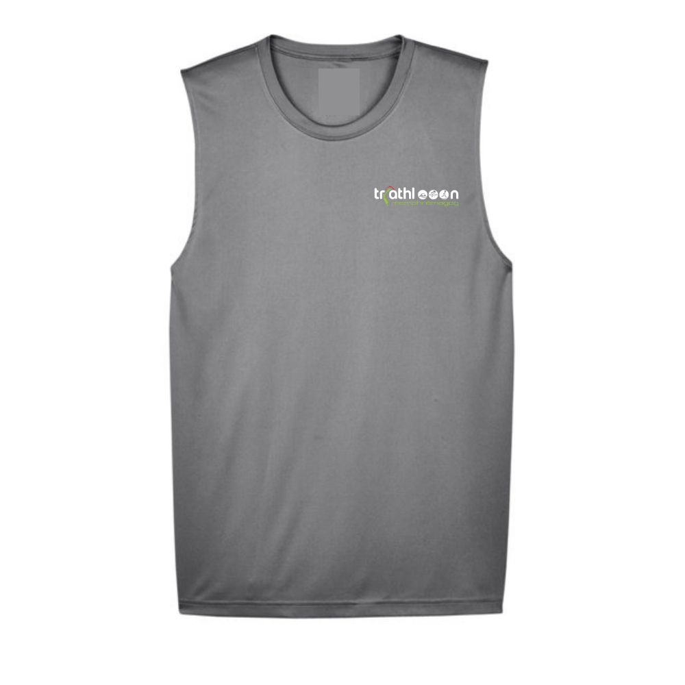 Triathlon Memphrémagog - Men's performance tank top - Graphite gray