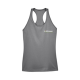 Triathlon Memphrémagog - Performance tank top for women - Graphite gray