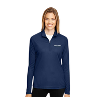 Triathlon Memphrémagog - Quarter-zip performance top - Women - Navy