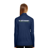 Triathlon Memphrémagog - Quarter-zip performance top - Women - Navy