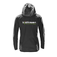 Triathlon Memphrémagog - Men's hooded windbreaker jacket - Dark gray