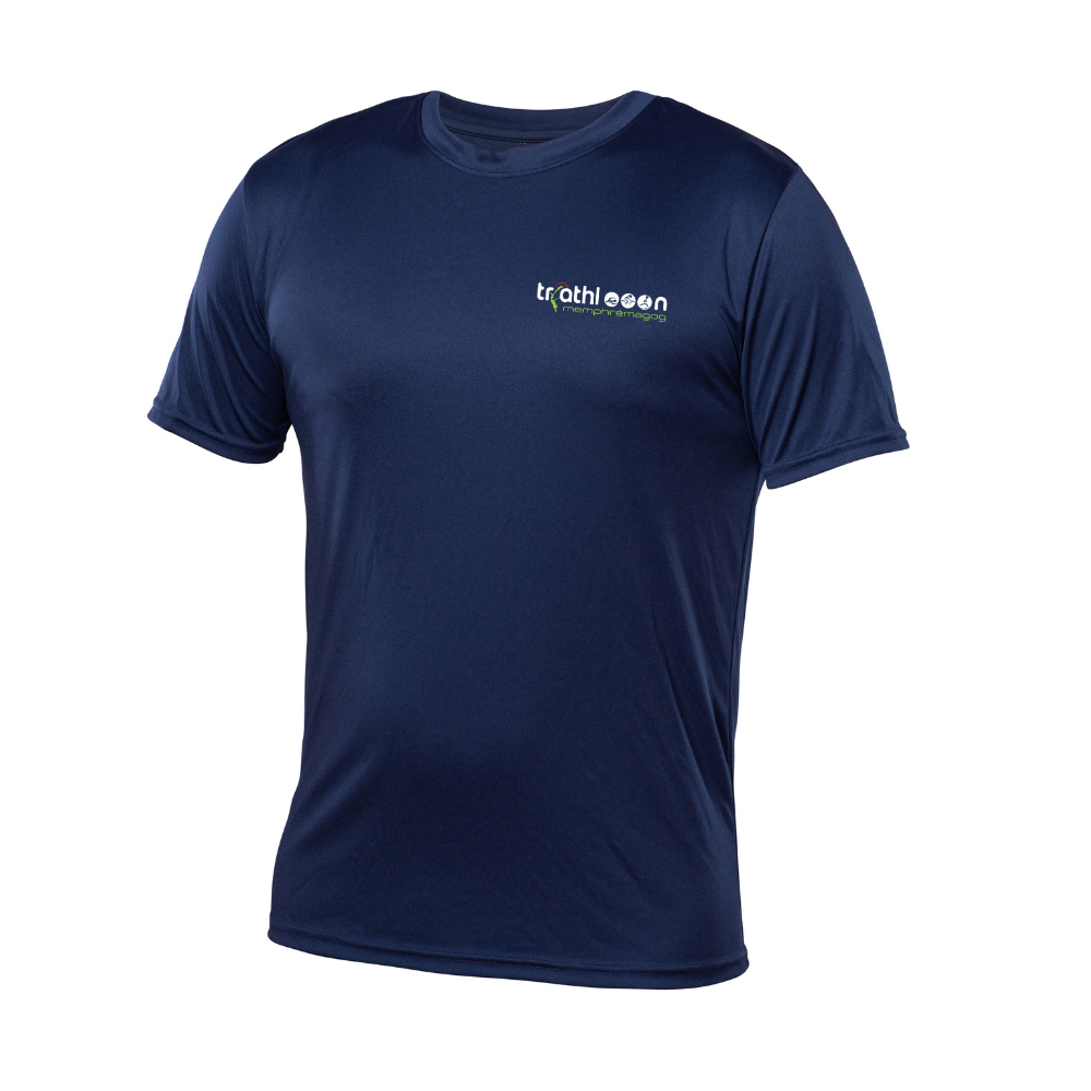 Triathlon Memphrémagog - Short-sleeved technical sweater - Men - Navy