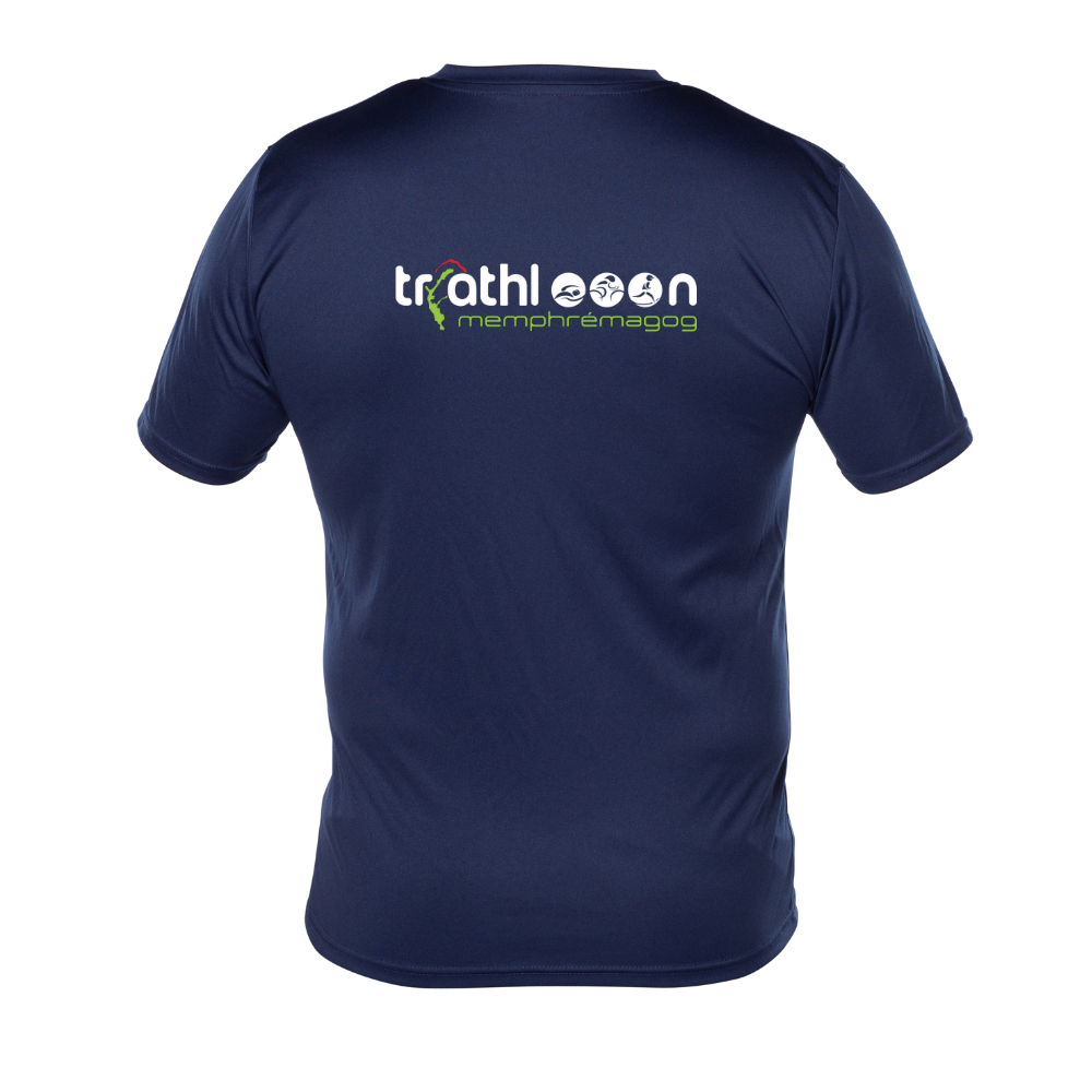 Triathlon Memphrémagog - Short-sleeved technical sweater - Men - Navy