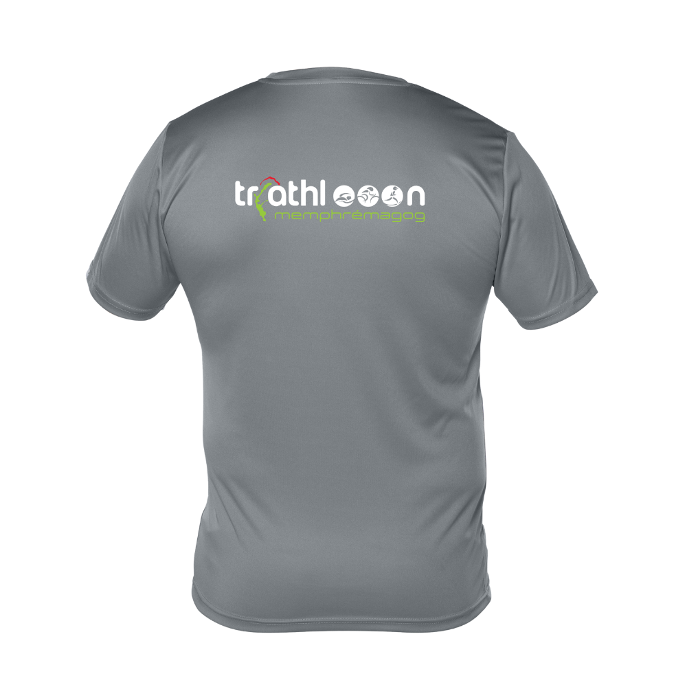 Triathlon Memphrémagog - Technical short-sleeved sweater - Men - Dark gray