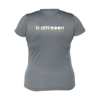 Triathlon Memphrémagog - Chandail technique à manches courtes - Féminin - Gris foncé