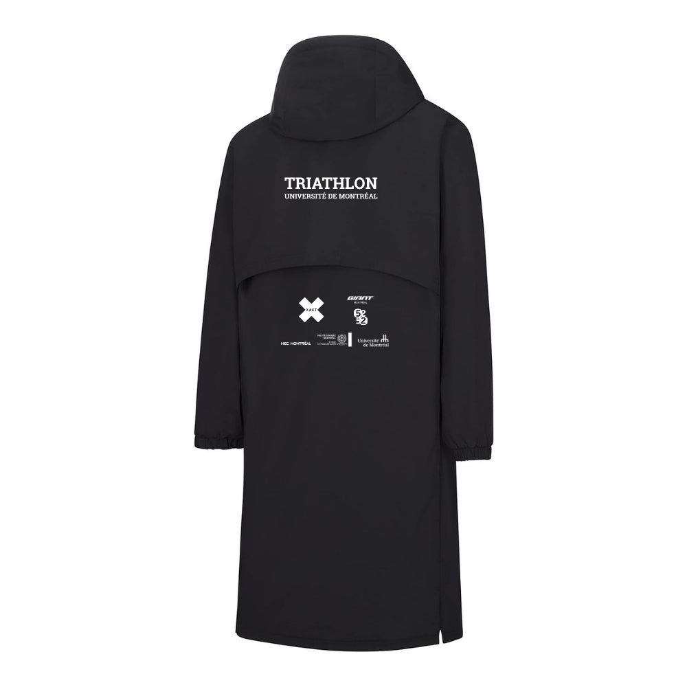 Triathlon Université de Montréal - Speedo - Parka intérieur de natation - ADULTE - Noir