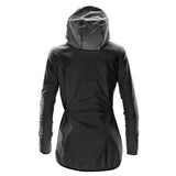 Triathlon Université de Montréal - Veste coupe-vent à capuche pour femme - Gris foncé