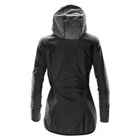 Triathlon Université de Montréal - Veste coupe-vent à capuche pour femme - Gris foncé