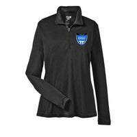 Quarter-Zip Performance Top - Women - Black
