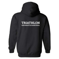Fleece hooded sweater (Kangaroo/Hoodie) - Adult - Black