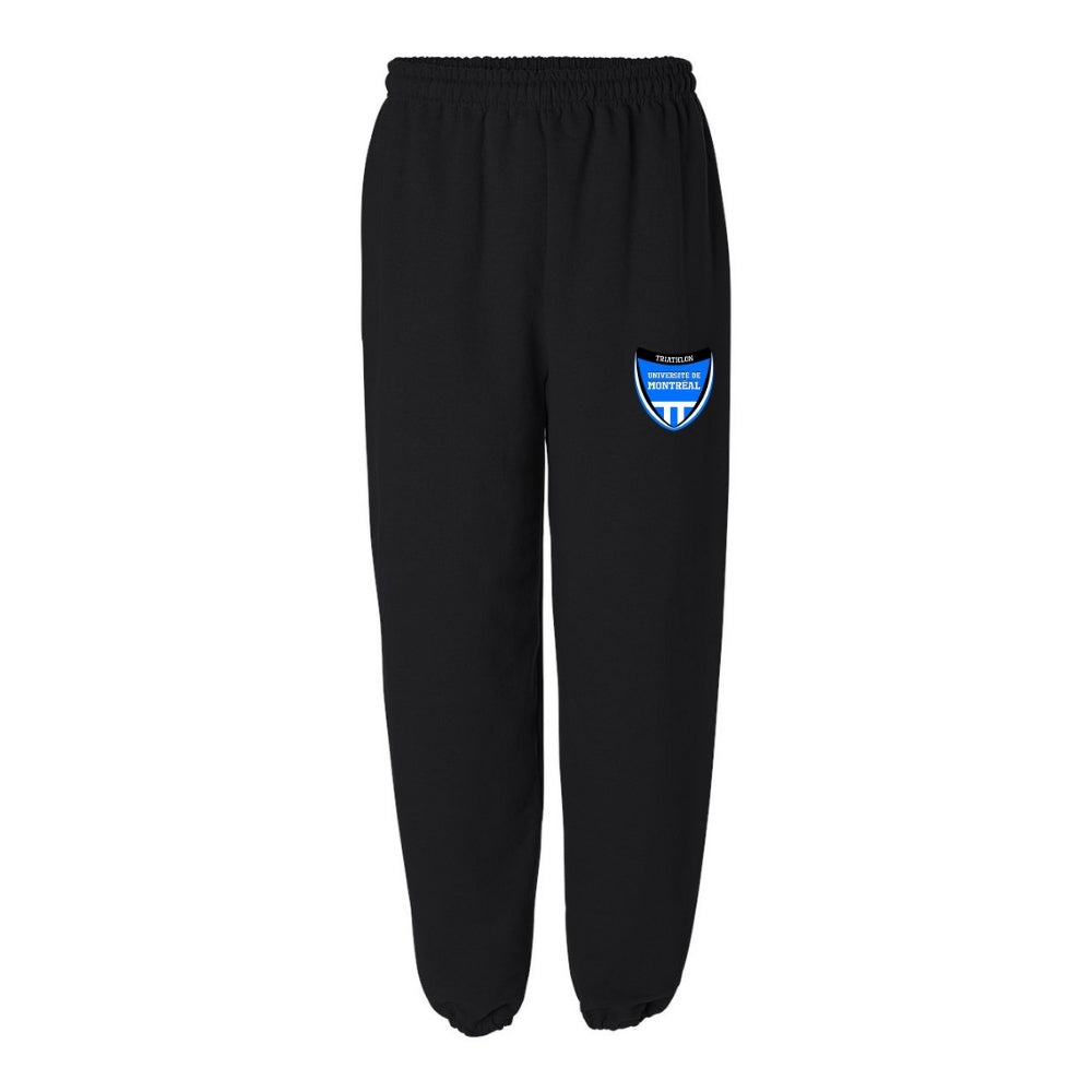 Triathlon Université de Montréal - Pantalon molletonné - Adulte - Noir