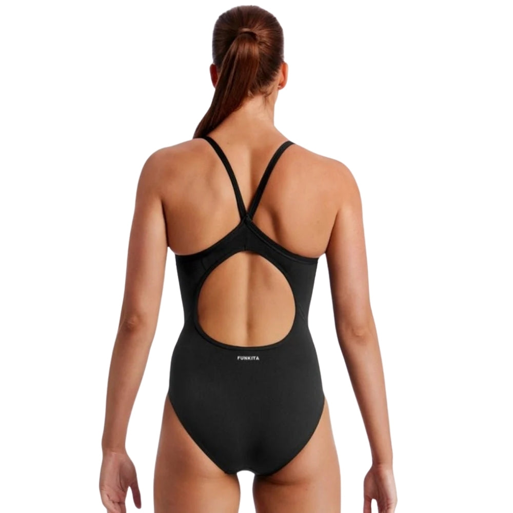 Triathlon Université de Montréal - FUNKITA - Diamond Back - One-piece - Maillot d'entraînement pour femmes - Noir