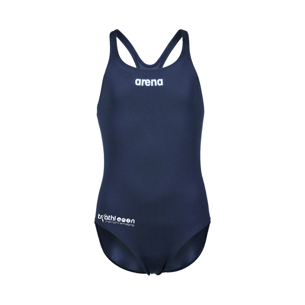 Triathlon Memphrémagog - Arena Swim Pro - Maillot d'entraînement pour filles - Marine