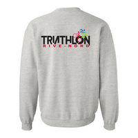 Triathlon Rive-Nord - Chandail molleton (coton ouaté) - Adulte - Gris