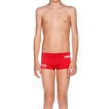 Triathlon Rive-Nord - Arena SHORT (squared) - Maillot de bain pour garçons - Rouge