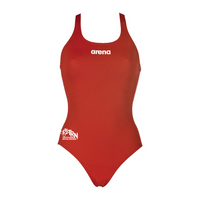 Triathlon Rive-Nord - Arena Swim Pro - Maillot d'entraînement pour femmes - Rouge (45)