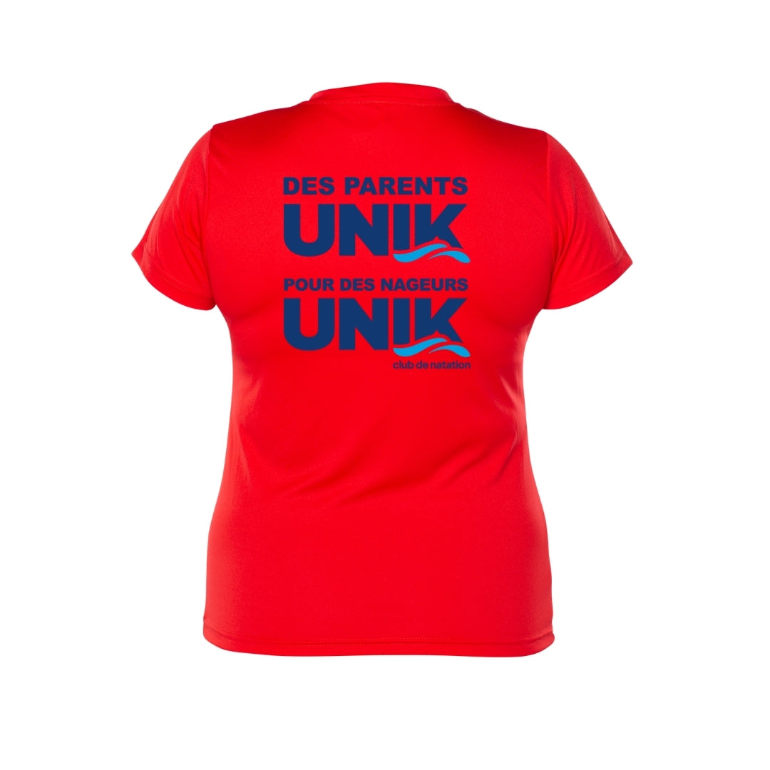UNIK - T-shirt des supporteurs - Féminin - Rouge