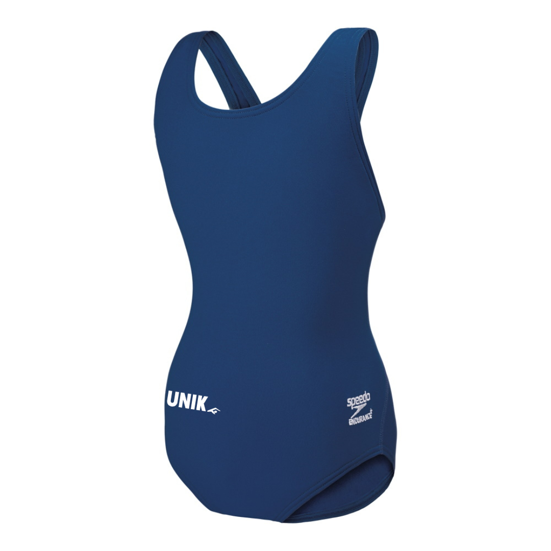 Speedo Solid Super Pro Back Endurance+ Junior - Girl's Training Swimwear - Navy