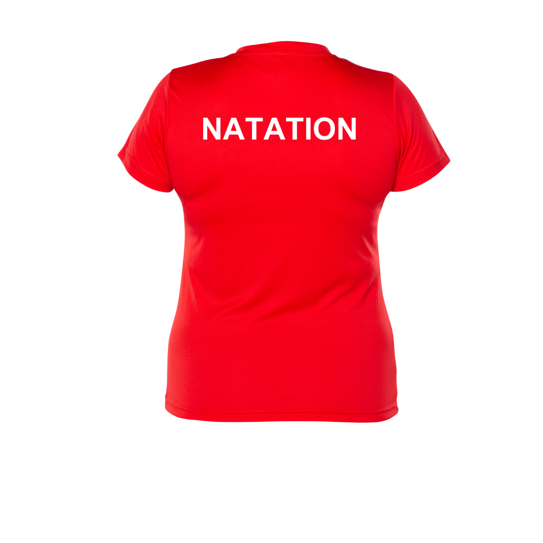 UNIK - Short-sleeved technical sweater - Female - Red