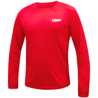 UNIK - Chandail technique, à manches longues - Masculin - Rouge