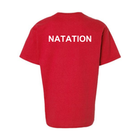 UNIK - Short-sleeved cotton sweater - Juvenile - Red