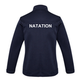 UNIK - Sporty jacket with zipper - Feminine cut - Navy