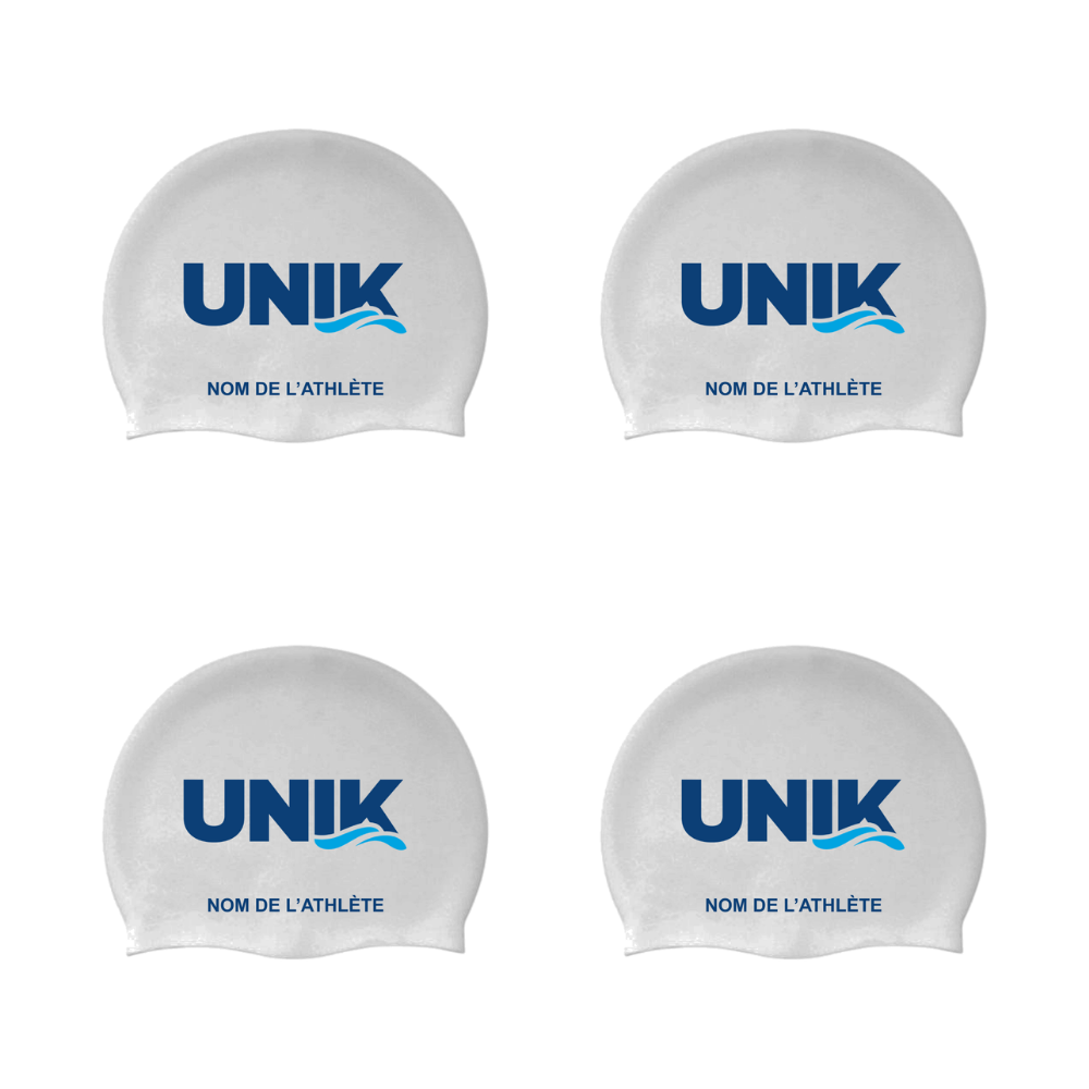 UNIK - Personalized silicone bath helmets - White