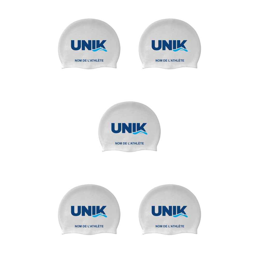UNIK - Personalized silicone bath helmets - White