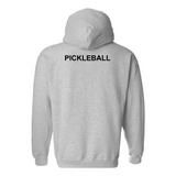 Pickleball Varennes - Hooded Sweatshirt (Kangaroo/Hoodie) - Adult - Grey - Version PICKLEBALL