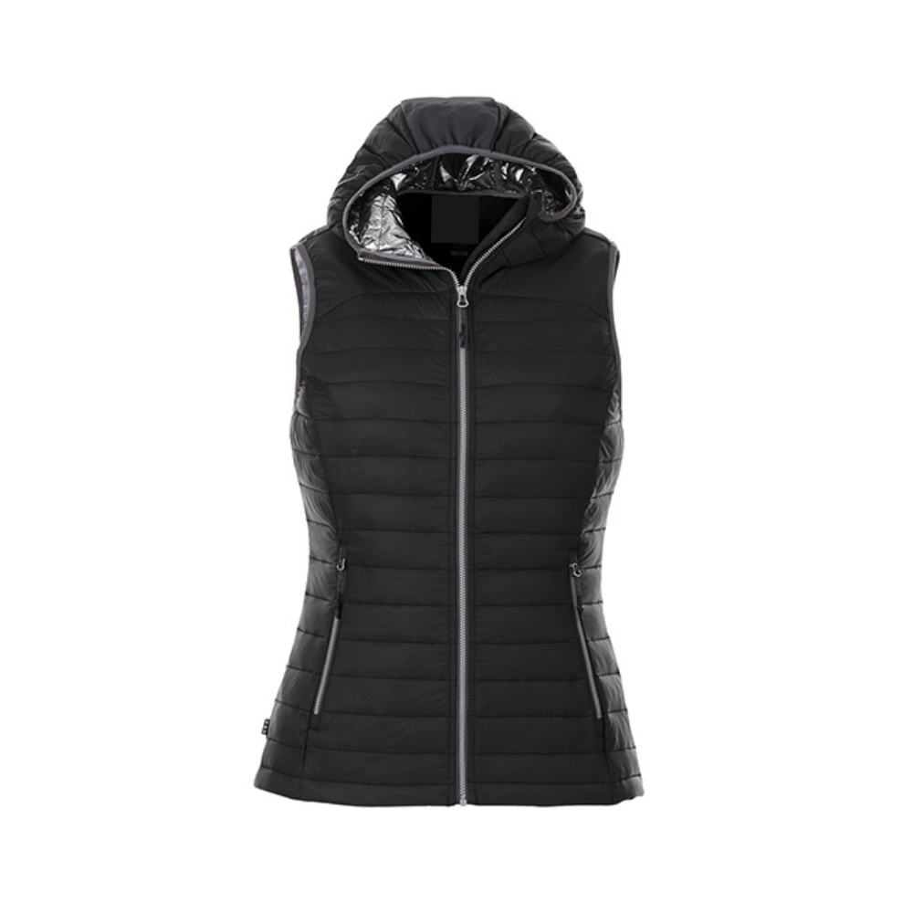 Women's sleeveless insulating jacket - Black